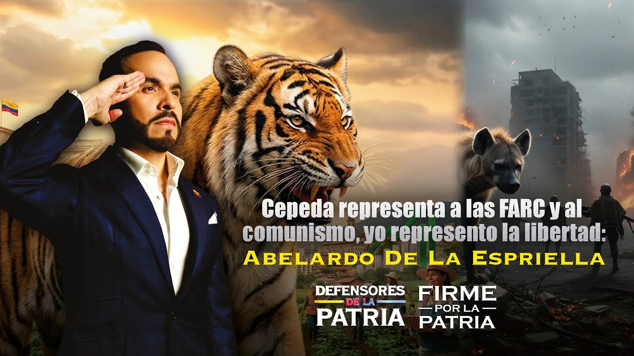 Cepeda representa a las FARC y al comunismo, yo represento la libertad: Abelardo De La Espriella
