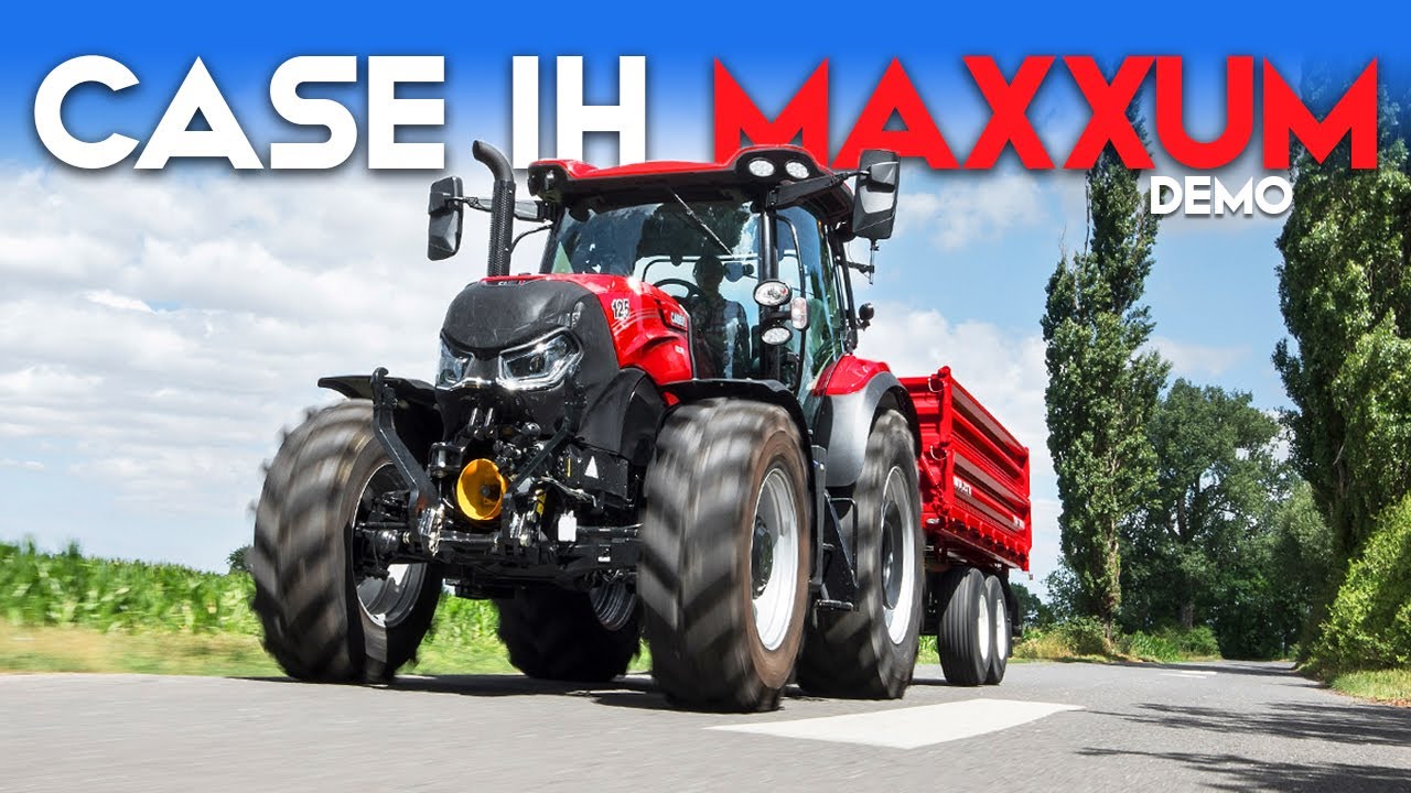 Case IH Maxxum 135CVT tractor test demo | Mighty Machines