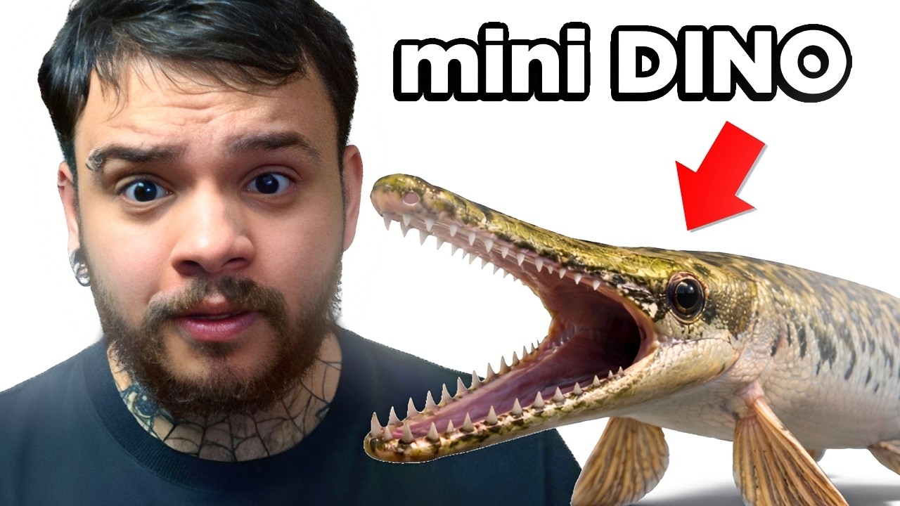 O cara CRIOU um PEIXE DINOSSAURO em CASA (dessa vez é mais bizarro) - Aqua Rato