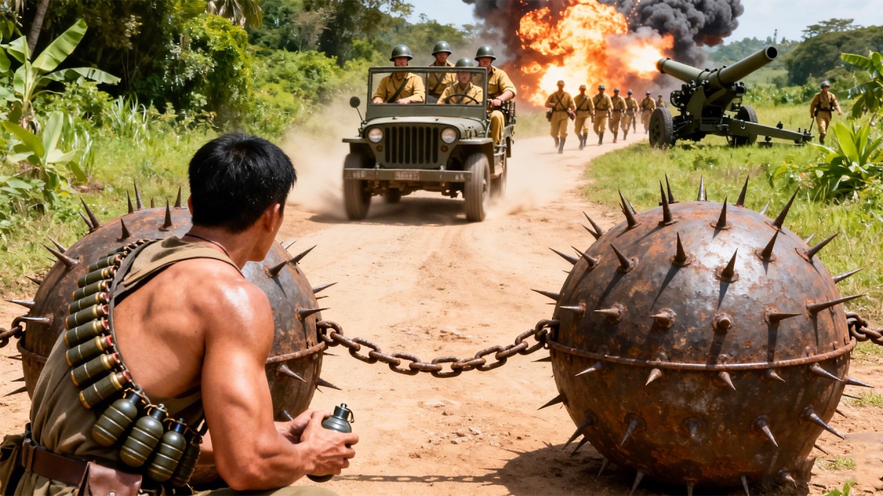Quân Nhật Tấn Công Rừng Rậm, Cao Thủ Giăng Bẫy Liên Hoàn, Lựu Đạn Nổ Tung Quét Sạch!