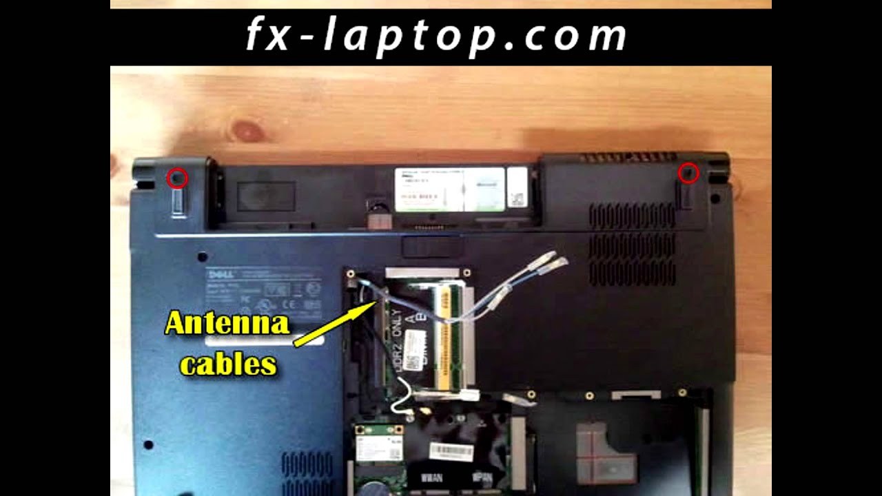 Disassembly Dell Studio 1555 - replacement, clean, take apart, keyboard, screen, battery