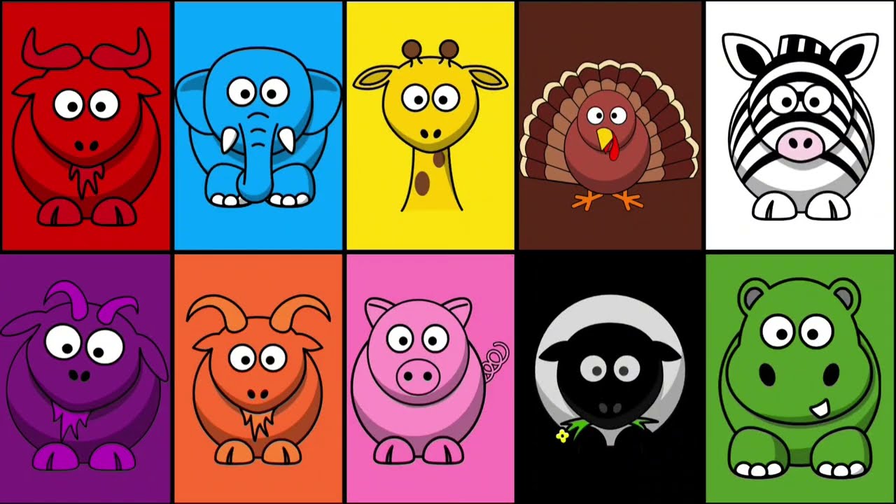 Canción de los colores de La Granja de Danny Toys tv | Aprender los Colores #6