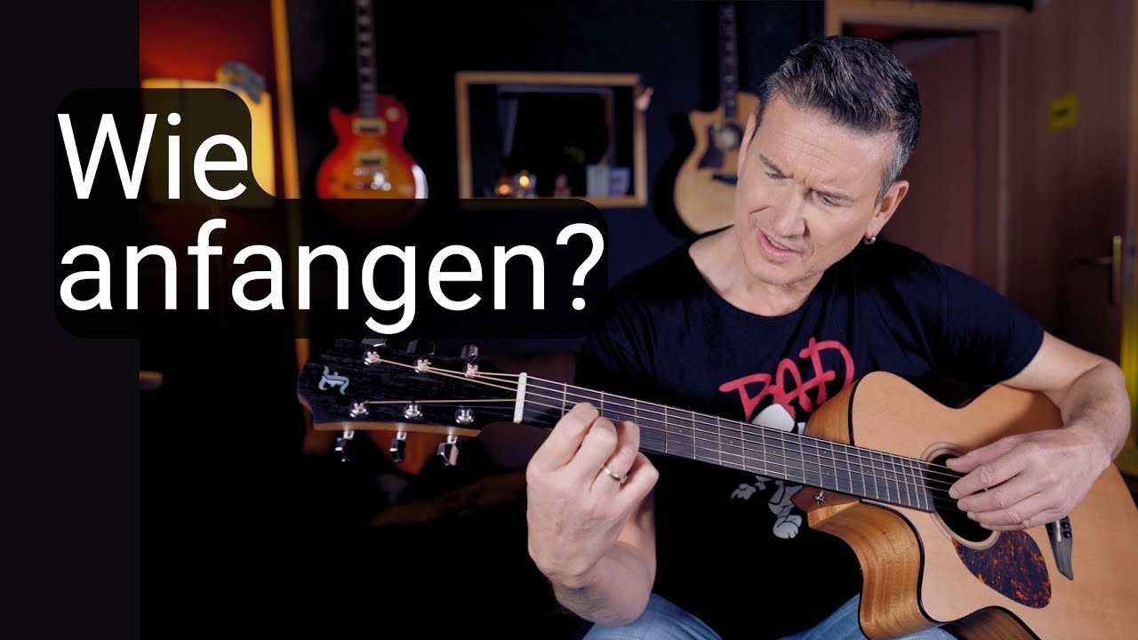 Gitarre lernen als Anfänger? So würde ich heute starten!