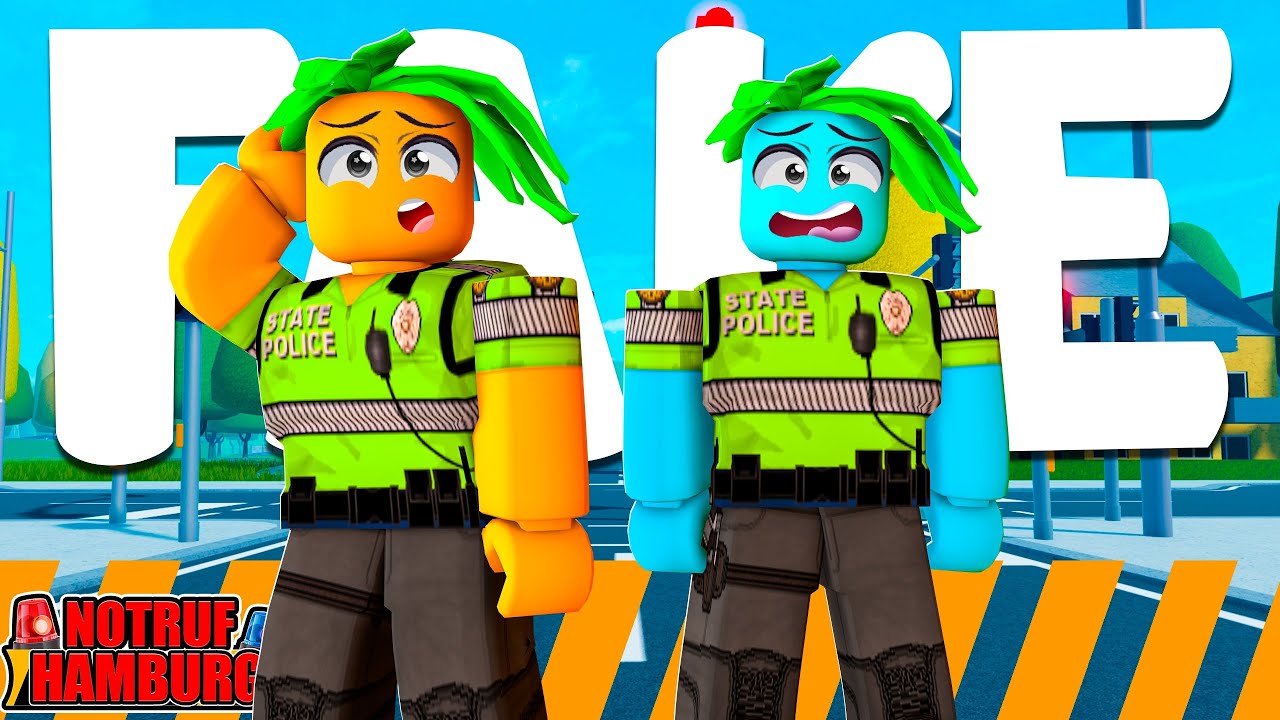 WIR sind FAKE POLIZISTEN in Notruf Hamburg! (Roblox Notruf Hamburg🚨| Story Deutsch)