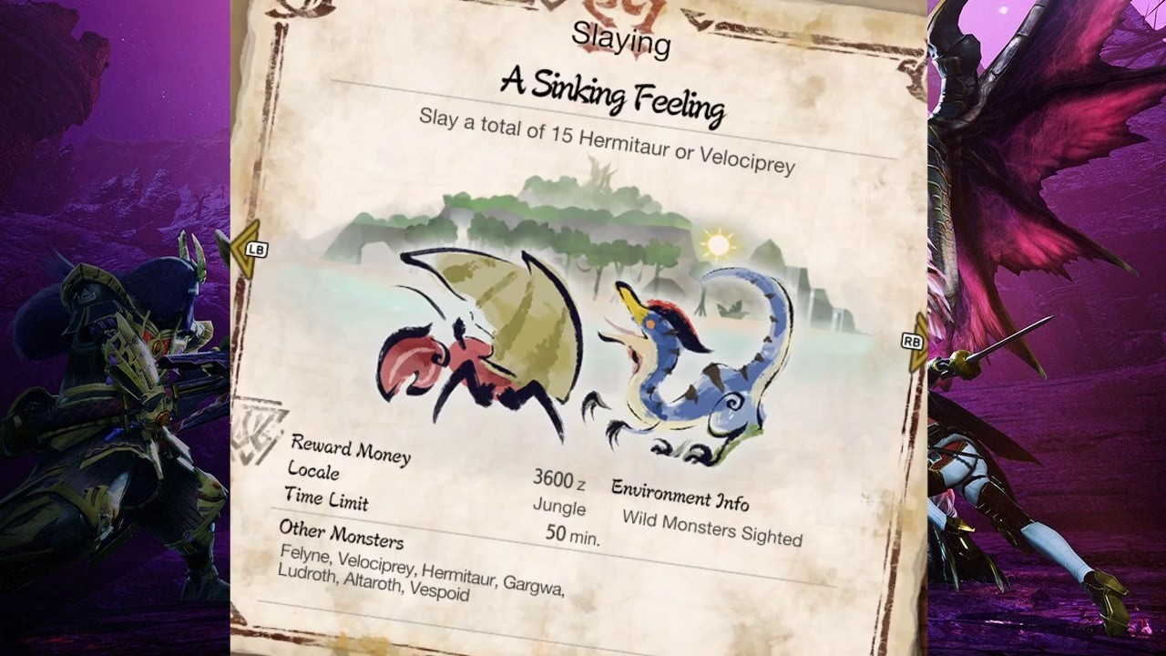 A Sinking Feeling | Monster Hunter Rise: Sunbreak Hub Quest 136