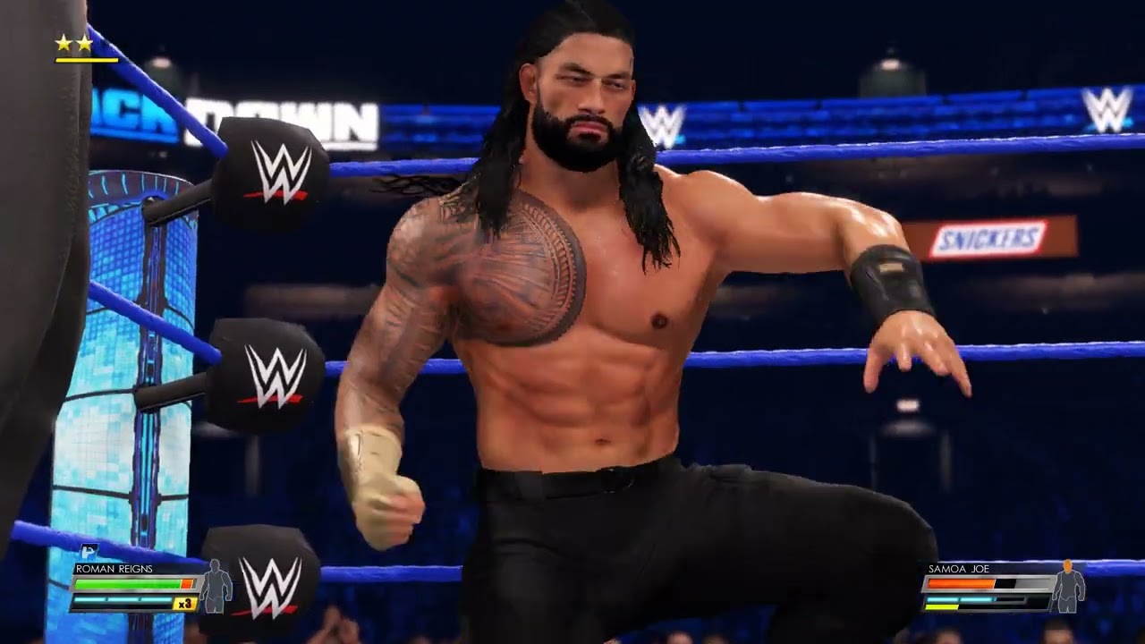 FULL MATCH - Roman Reigns vs. Samoa Joe &ndash; Intercontinental Title Match @WWE #romanreigns