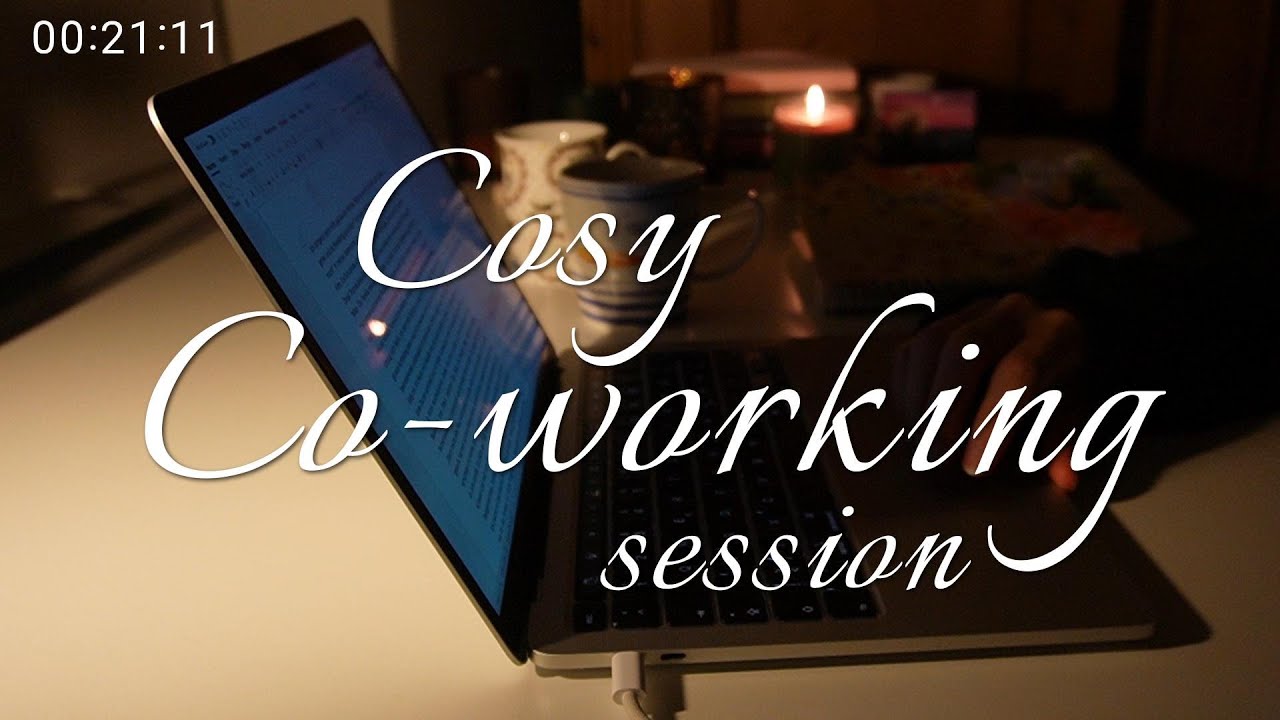 Cosy Study with Me | 2 hours | no music