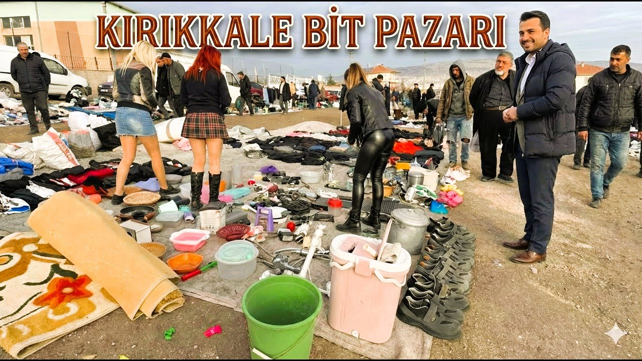 4K | Kırıkkale Karşı Yaka Bit Pazarı 😲 Antikalar, Sürprizler ve Pazarlık Anları!