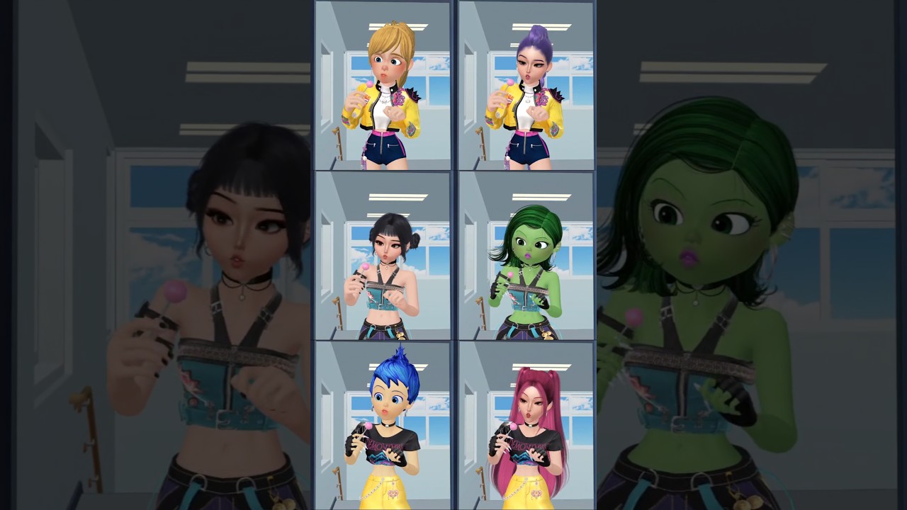 K-pop Demon Hunters x Inside out2 #kpop #insideout2 #incredibox #roblox #animation #netflix