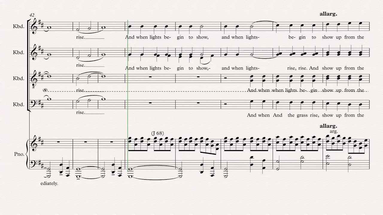 Afternoon On A Hill Alto Parts SATB