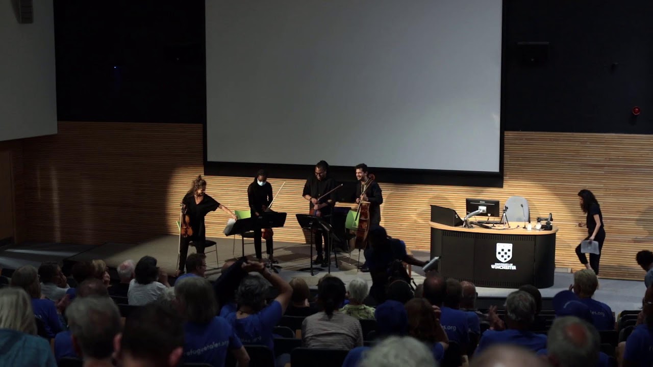 Refugee Tales 2022 evening event on last day walking