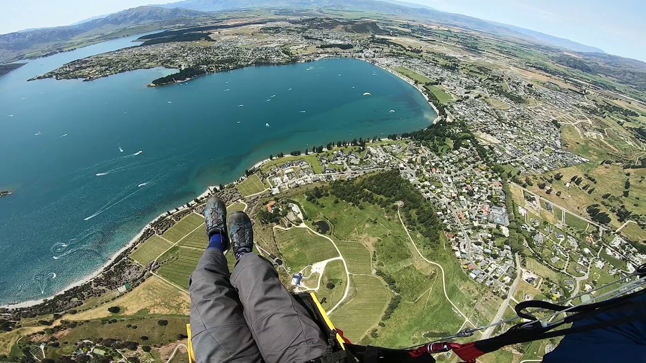 Paragliding in New Zealand: Royce Peak to Wanaka - Šulko