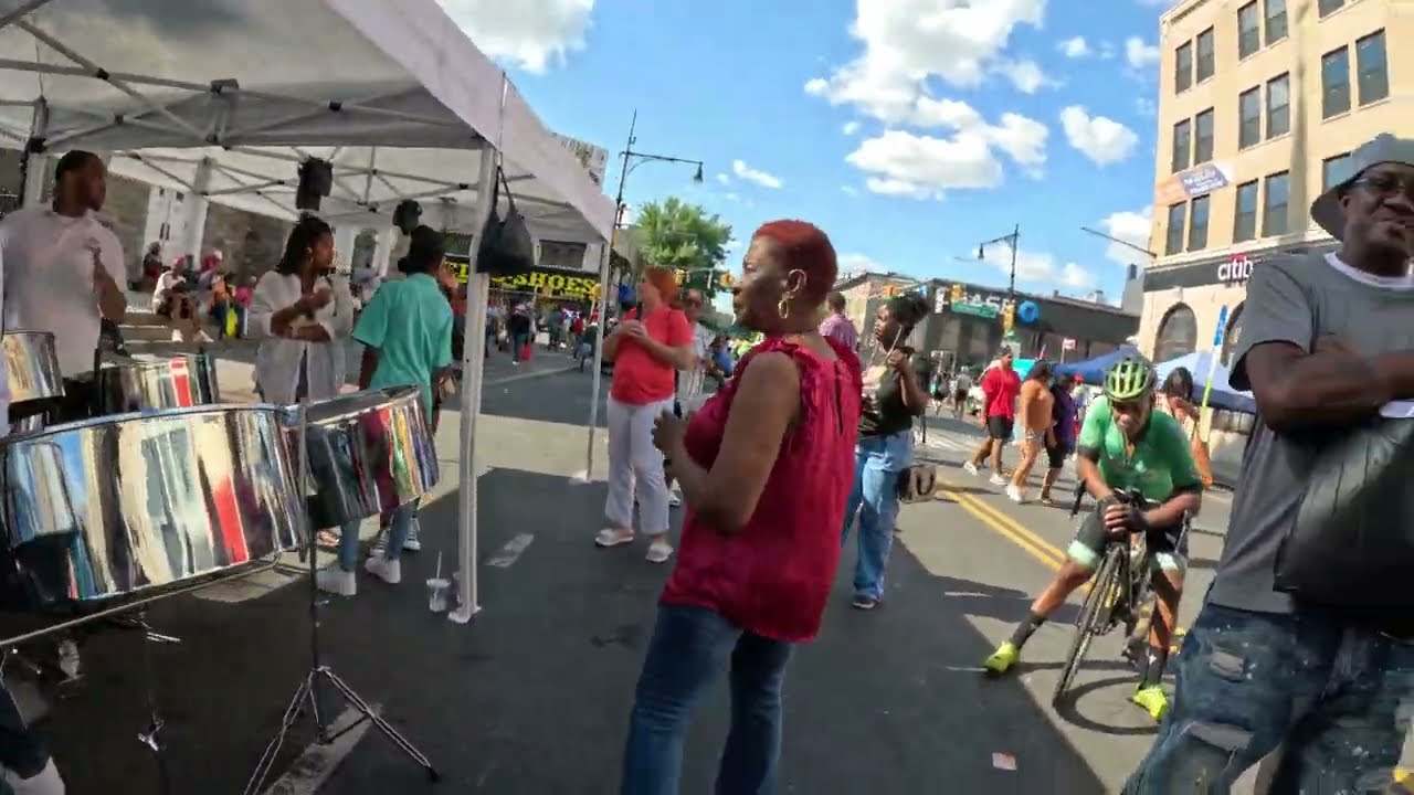 Caribbean music in Flatbush, New York City.