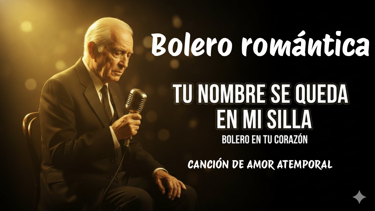 Tu Nombre Se Queda En Mi Silla, Bolero Romantico De Desamor, Cancion Triste Para Hombres