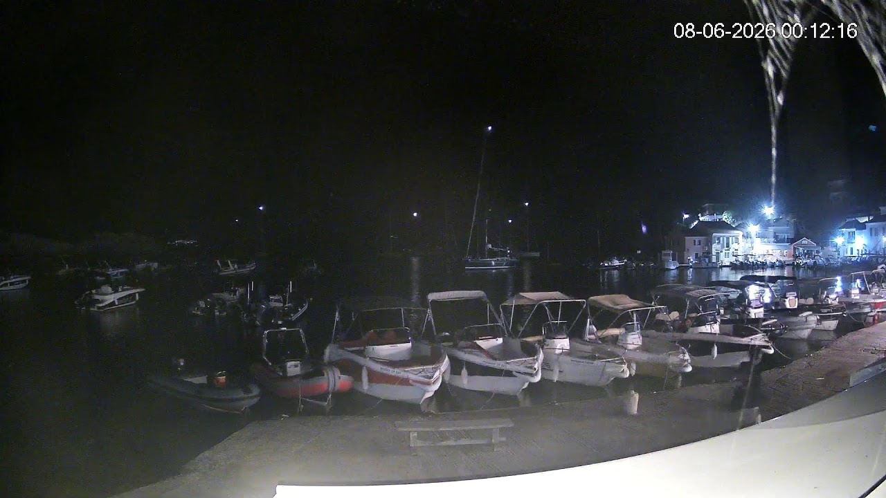 Loggos, Paxos Webcam | Live Streaming | Panos Boats & Trips
