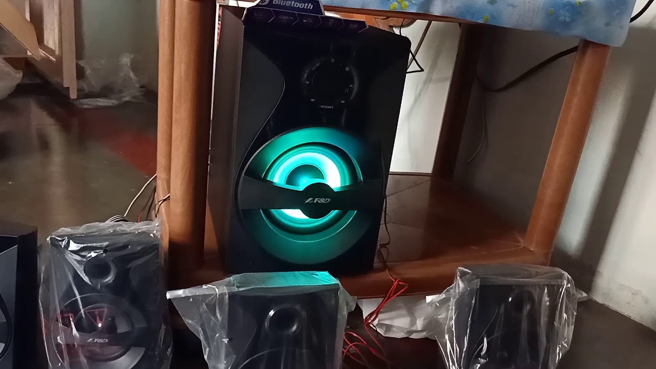 F&D F3800X 80W BLUETOOTH HOMETHEATRE Unboxing