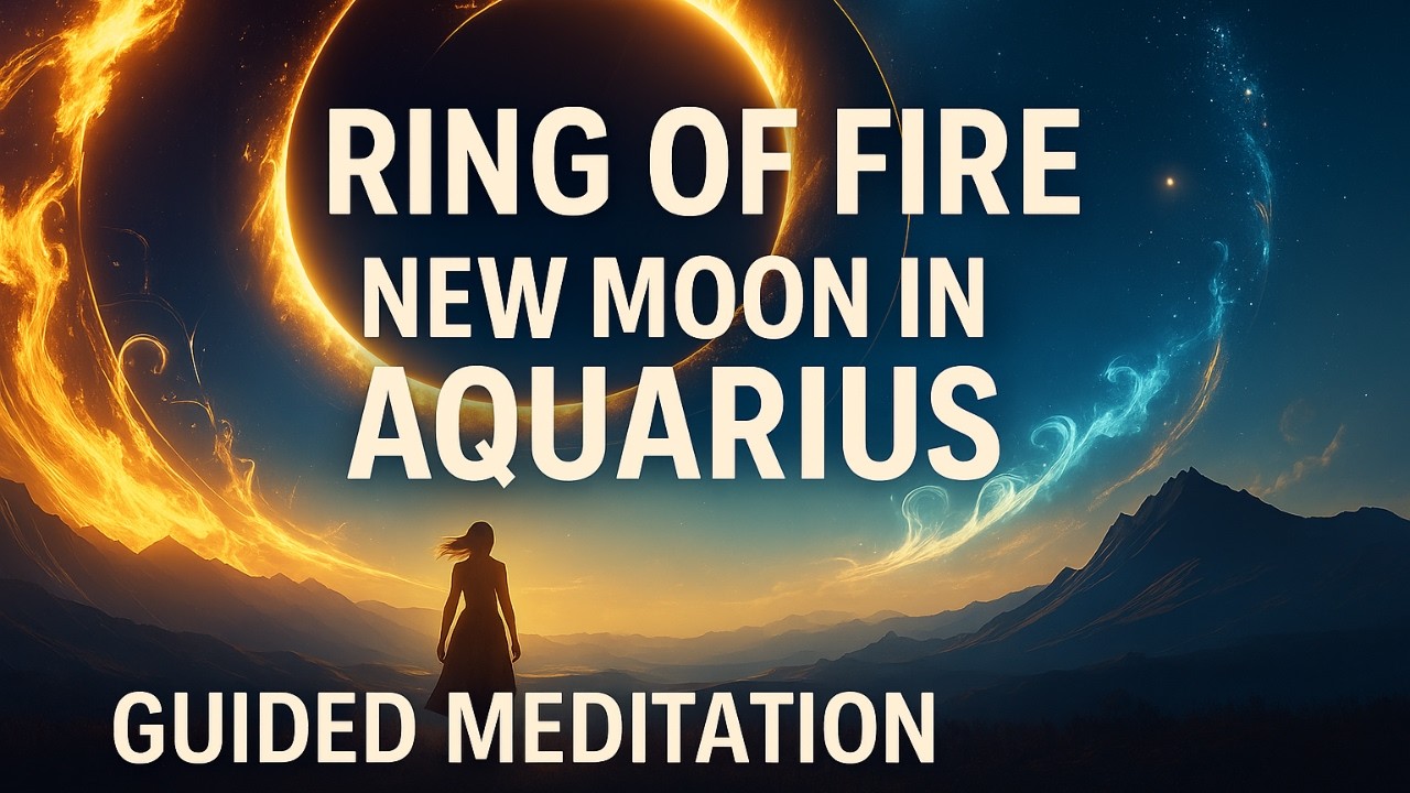 RING OF FIRE ECLIPSE: ACTIVATE YOUR NEW FUTURE🔥NEW MOON IN AQUARIUS | MANIFESTATION  MEDITATION