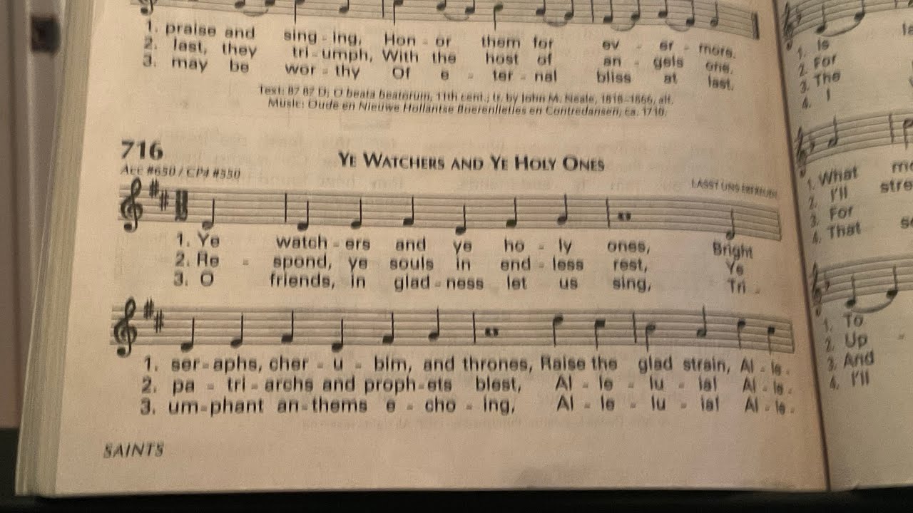 Ye Watchers And Ye Holy Ones (LASST UNS ERFUREUEN) (716)