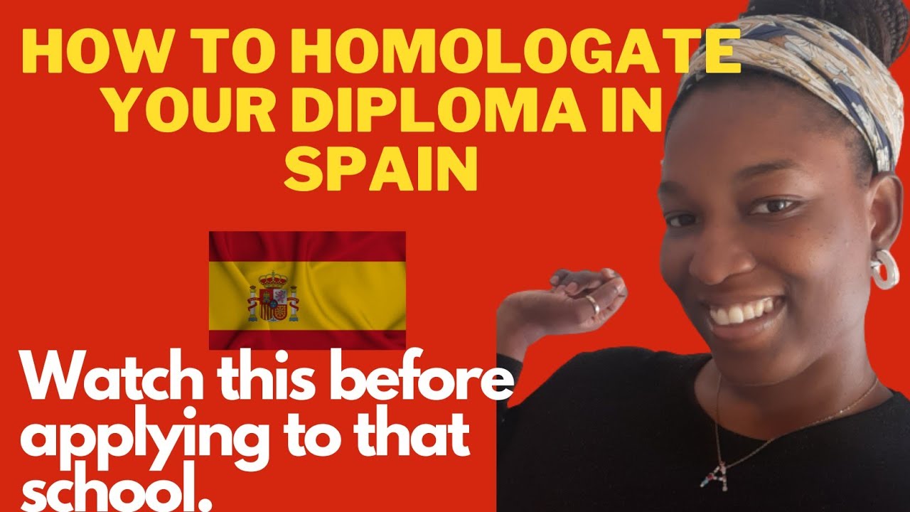 How to HOMOLOGATE YOUR DIPLOMA IN SPAIN 🇪🇸. Detailed video.
