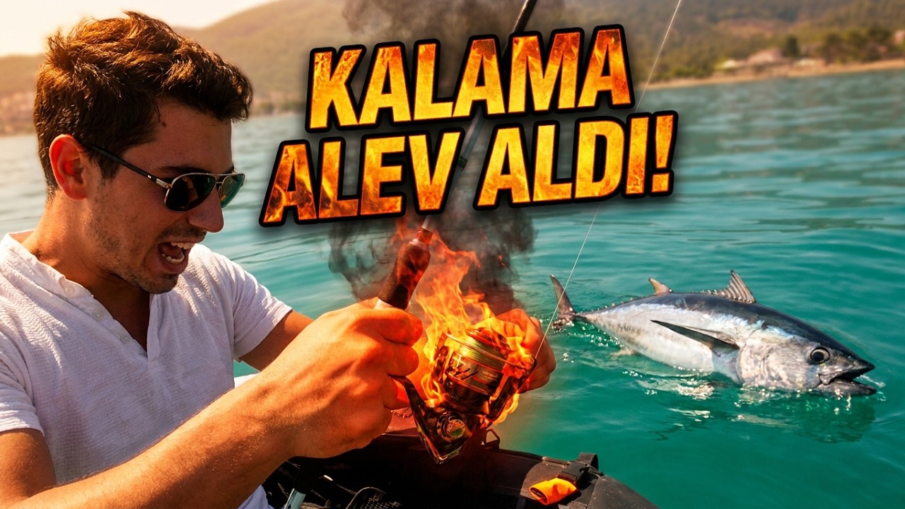 Kalama Alev Aldı! Yazılı Orkinos - Kuşadası