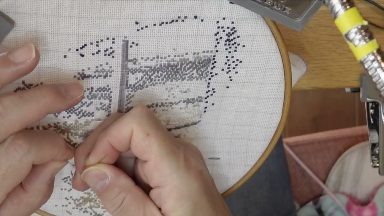 After The Ball page22ー刺繍タイムラプスー