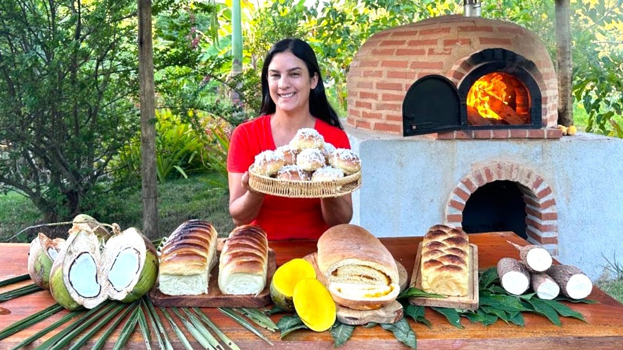 3 pães simples e fáceis de fazer com 3 produtos simples e fáceis de encontrar