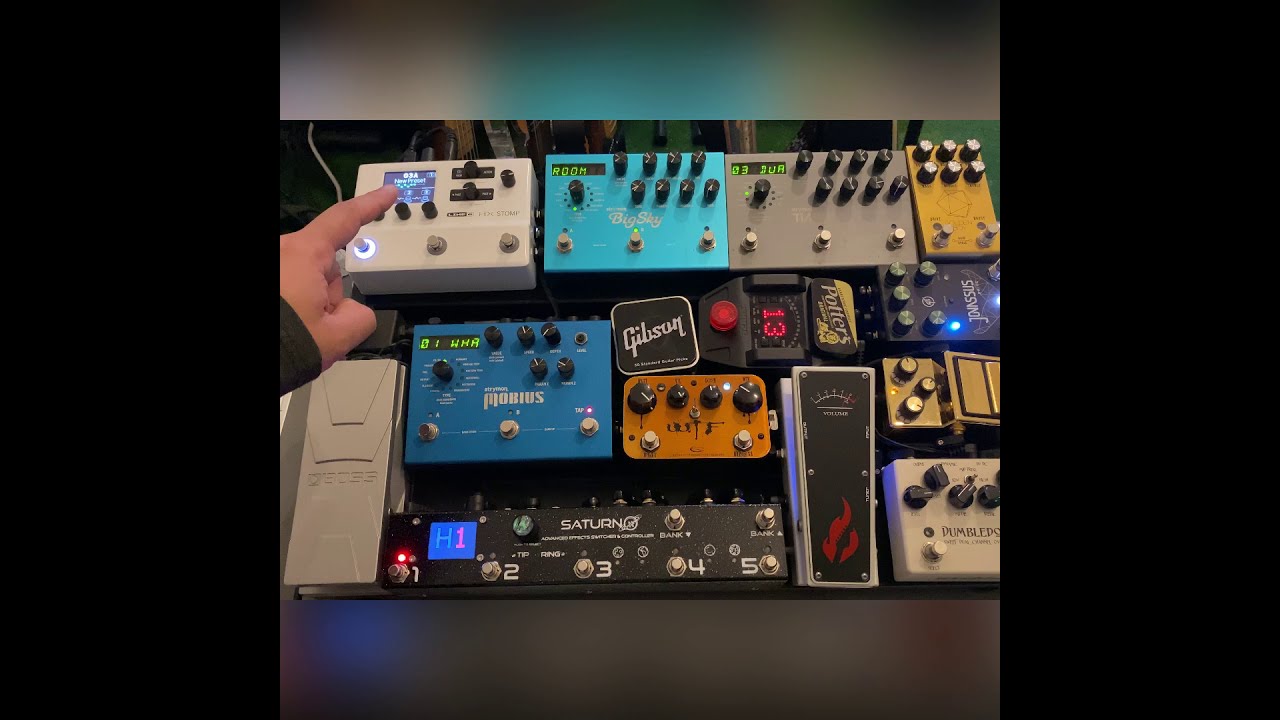 HX Stomp e Strymon | Controladora Saturno