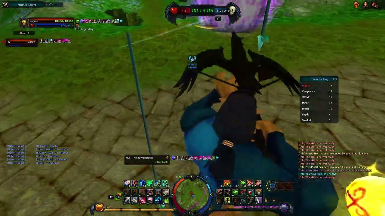 4Story - Clapy was on prime this round - 45 KILLS on Assa in 2vs2 BR
