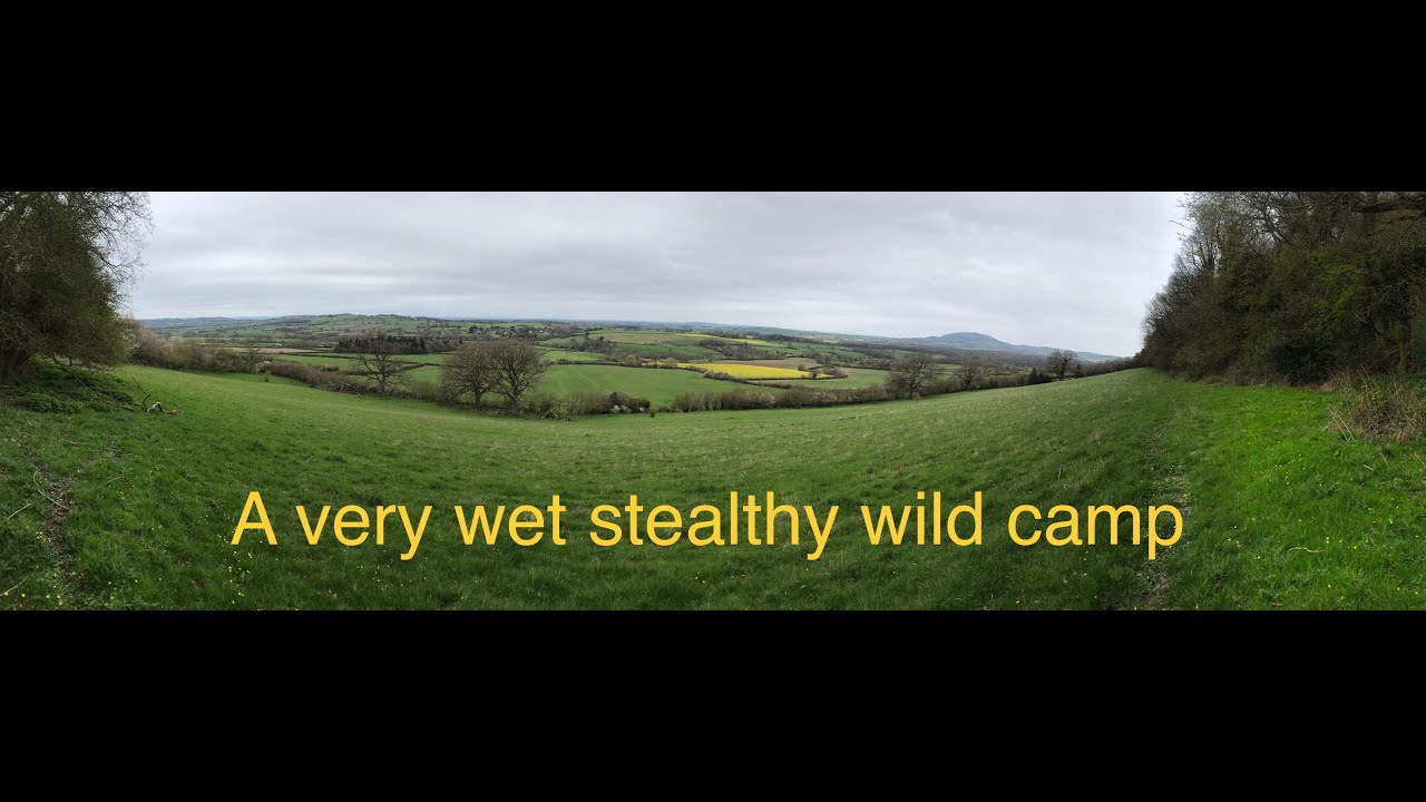 Wet boggy solo wild camp