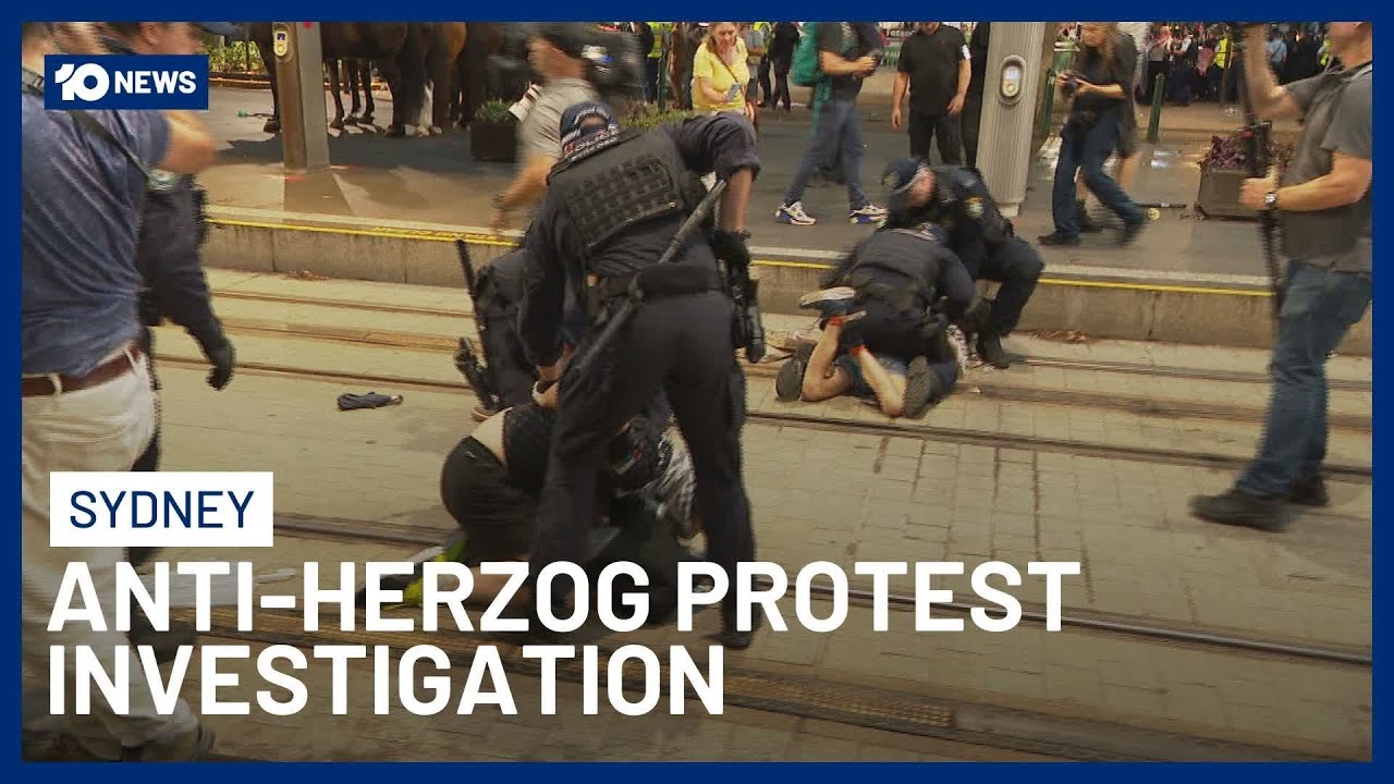Police Watchdog To Probe NSW Police Response To Sydney Anti-Herzog Protest | 10 News