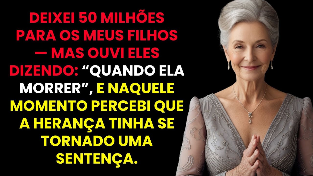 Deixei 50 milhões pros meus filhos, mas ouvi eles falando: 