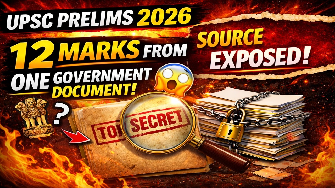 &ldquo;UPSC Prelims 2026: 90% Aspirants Skip These Sources! 😳&rdquo; #upsc2026 #ias #ips