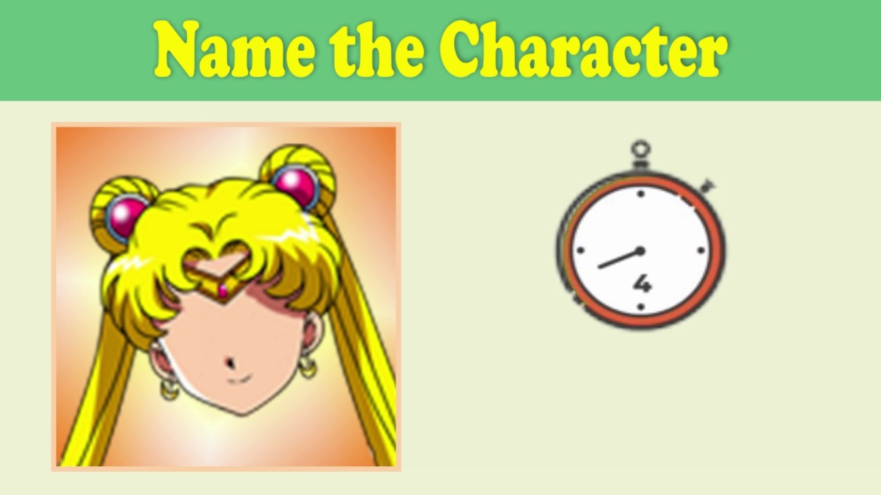 Guess the Picture : Sailor Moon Characters Quiz