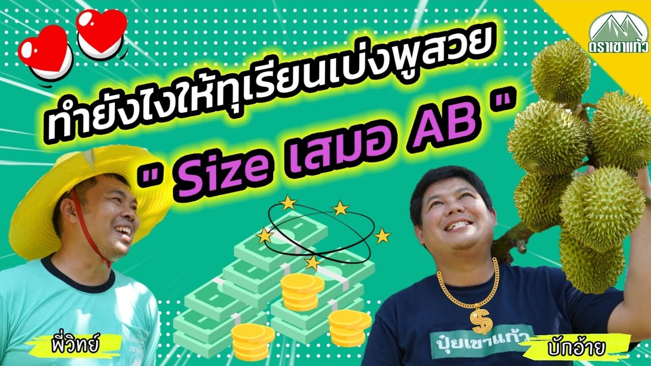 Ep.4 ทำยังไงให้(ทุเรียน) เบ่งพูสวย 