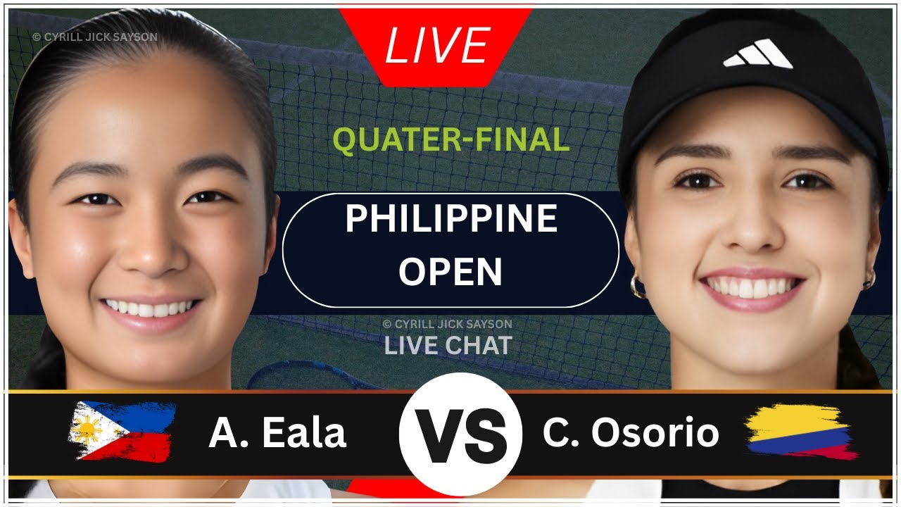 ALEXANDRA EALA 🇵🇭 VS CAMILA OSORIO 🇨🇴 | PHILIPPINE WOMEN’S OPEN 2026 | LIVE SCORE & UPDATES 🎾