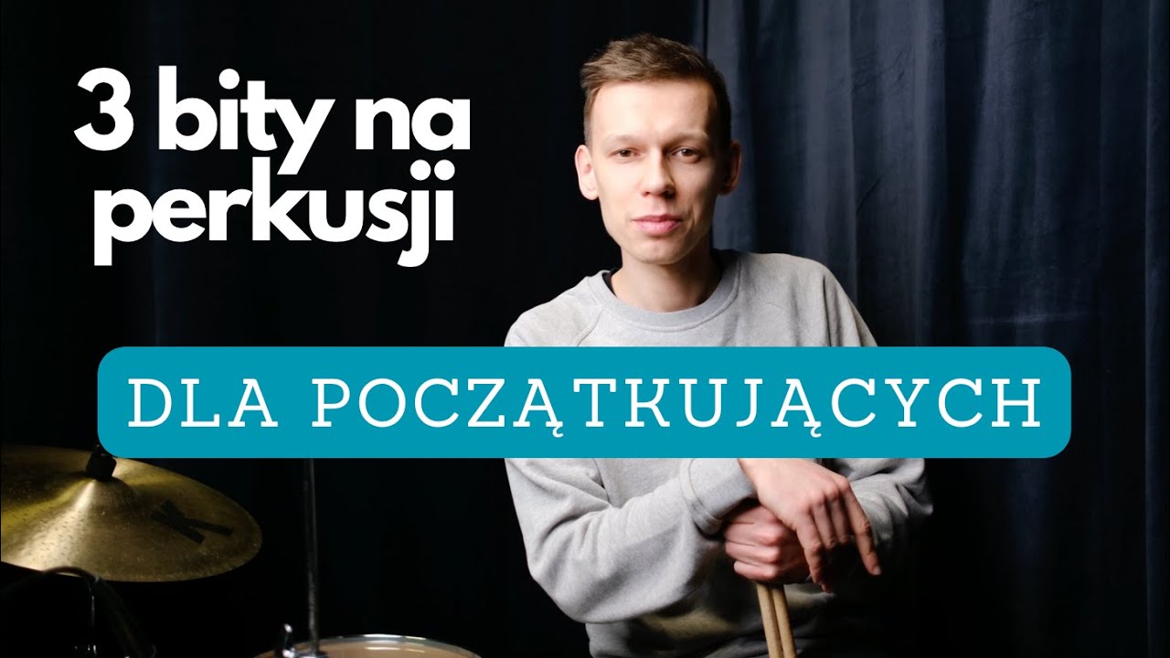 3 Podstawowe Rytmy Perkusyjne &ndash; Nauka Gry na Perkusji dla Początkujących