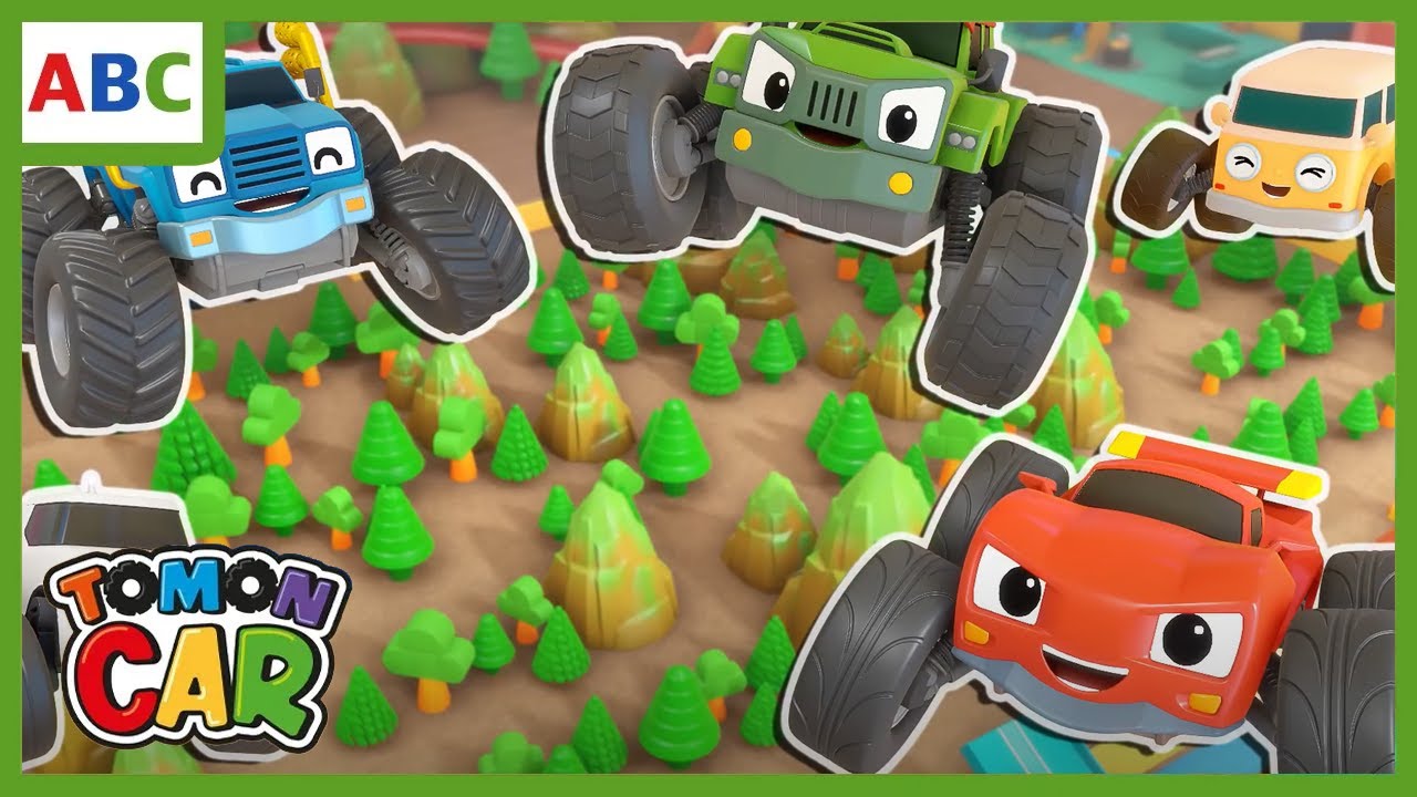 Learn fruit names with Tomoncar friends! | fruit name game | tomoncar world
