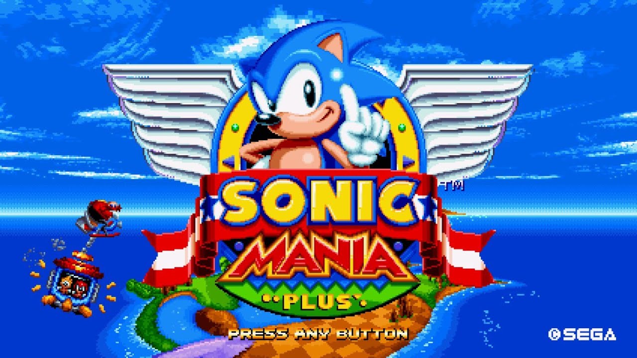 100% Прохождение Sonic Mania Plus,ВСЕ ИЗУМРУДЫ ХАОСА