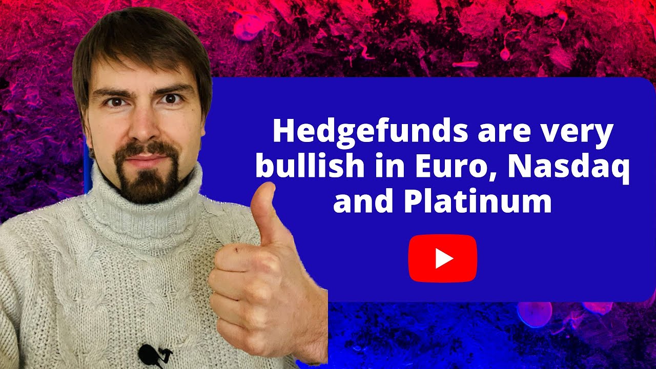 ⚡️ Hedgefunds are very bullish in #Euro, #Nasdaq and #Platinum