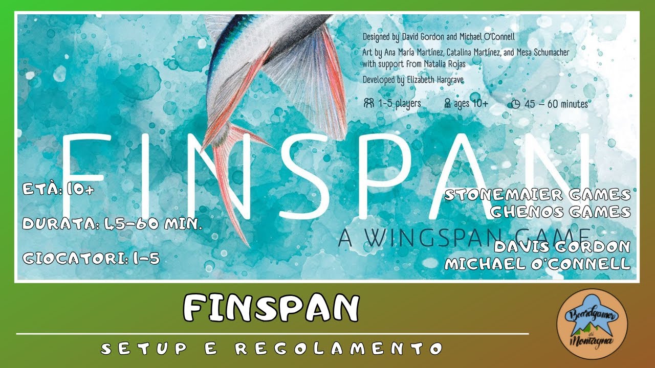 Finspan - setup e regolamento in italiano (tutorial) BOARD GAME