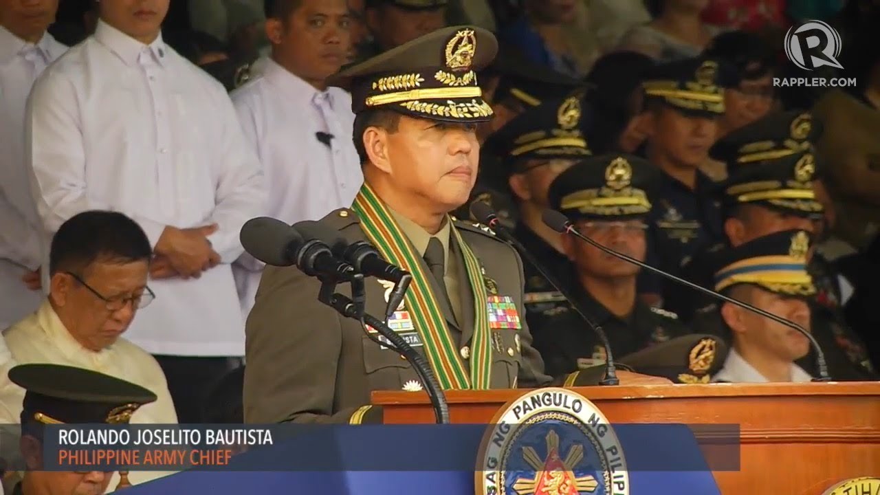 Assumption speech of new PH Army chief