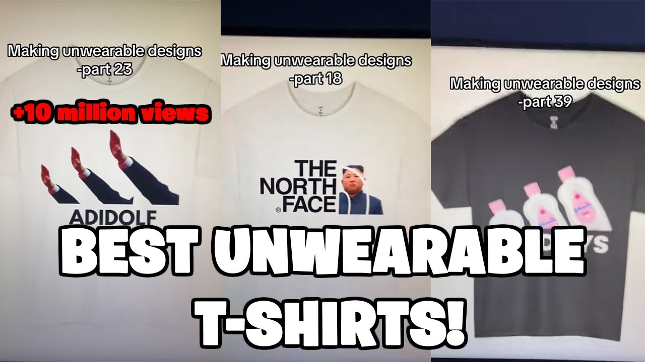 Best UNWEARABLE T-shirts | COMPILATION