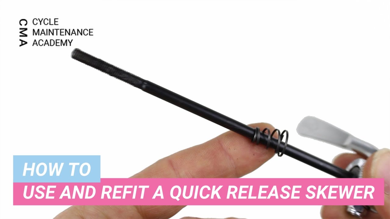 How To Use And Refit A Quick Release Skewer On A Bicycle