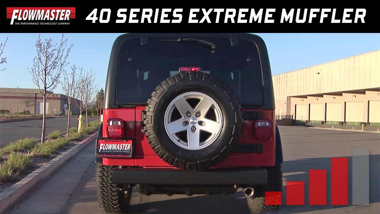 2006 Jeep Wrangler TJ - Flowmaster 40 Series Extreme Muffler Sound