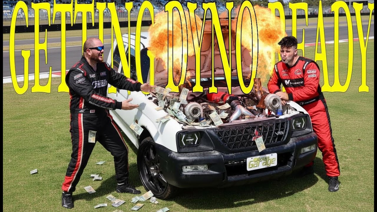 Тюнинг-трак Twin Turbo Burnout Truck готовится к испытаниям на динамометрическом стенде | Часть 10