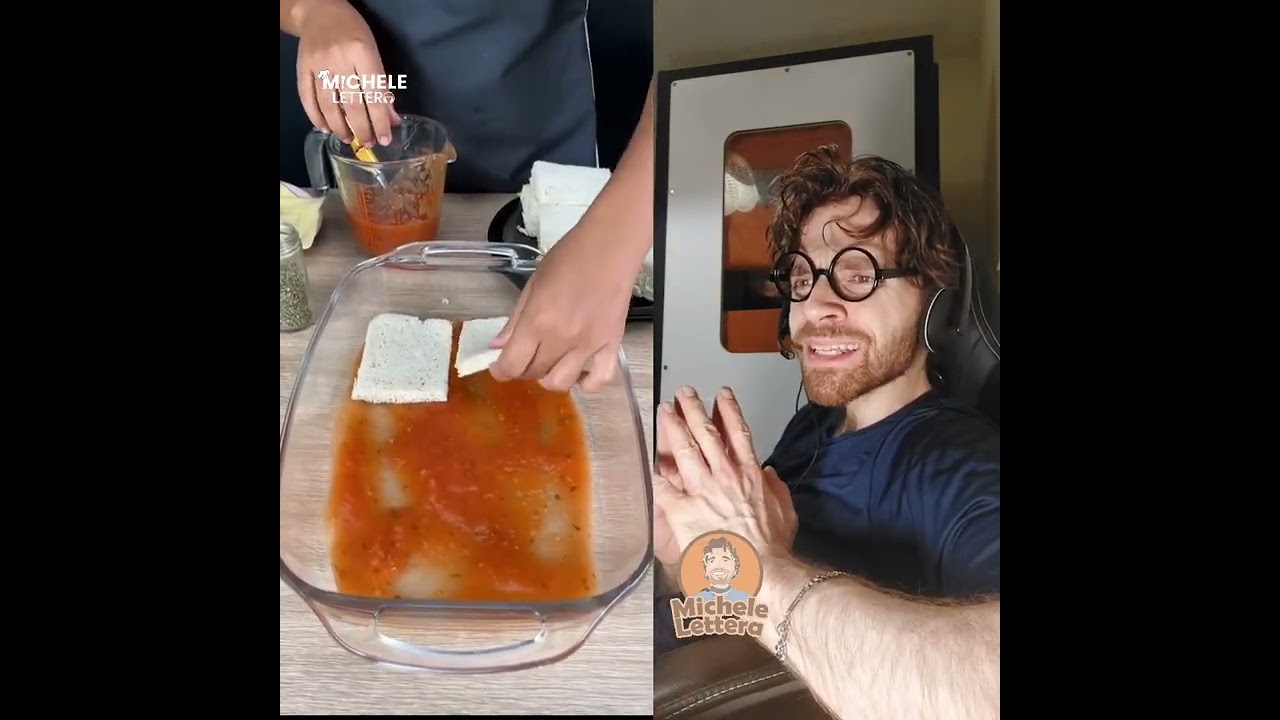 lasagne di pane con rag&ugrave; di wurstel