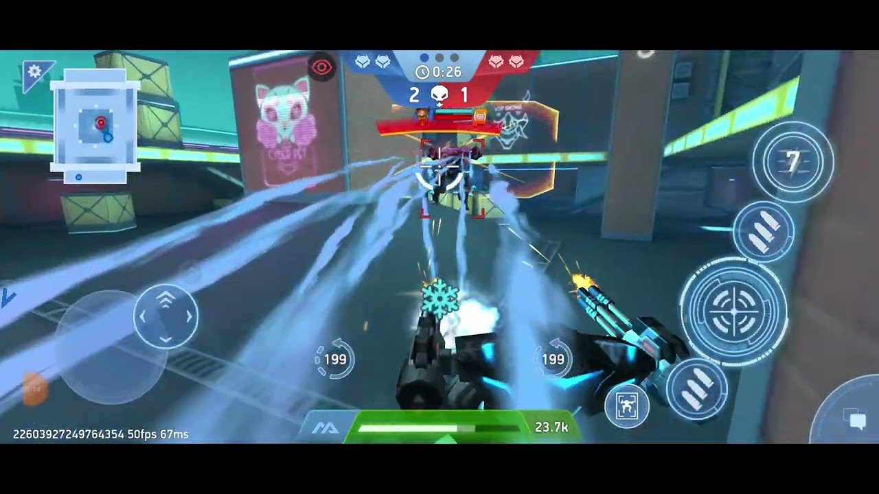 slingshot with storm rack 6 vs killshot with storm rack 6 ( Mech Arena ) *MechVerse Elite*