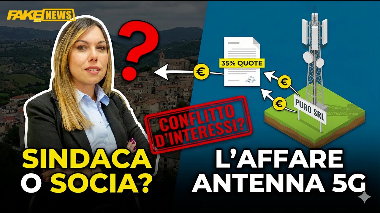 San Vittore: L'antenna 5G autorizzata dal Comune finisce sul terreno della societ&agrave; del SINDACO!