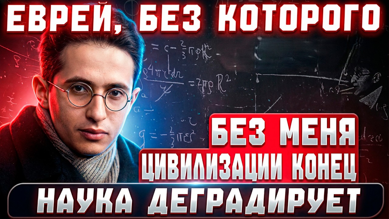ГИБЕЛЬ ЭТОГО ЕВРЕЯ-ГЕНИЯ отбросила нашу науку на СТО ЛЕТ назад