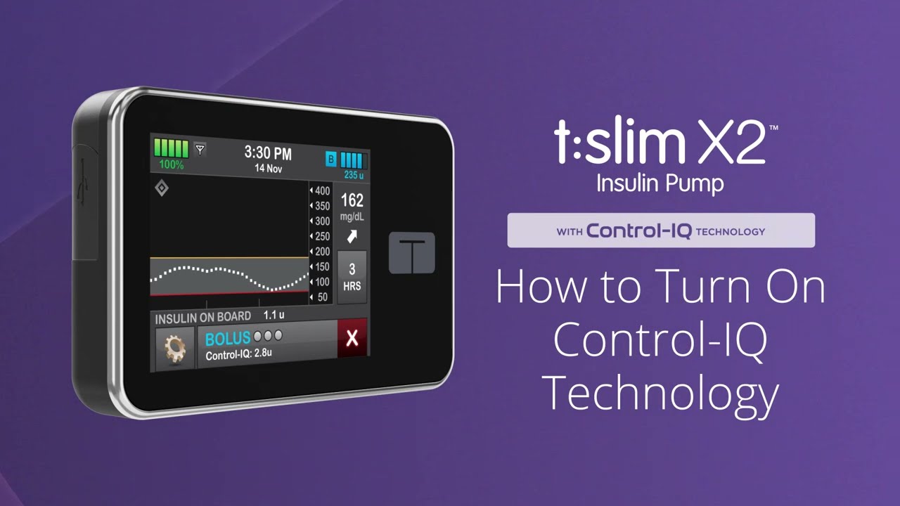 How to turn on Control-IQ technology?